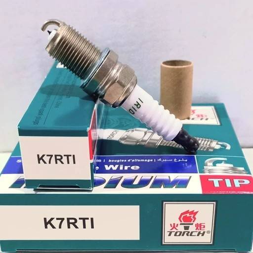 شمع تورچ پایه کوتاه سوزنی ایریدیوم کد۷بسته ۴ عددی